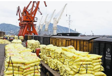 China fertilizer import and export in October 2021