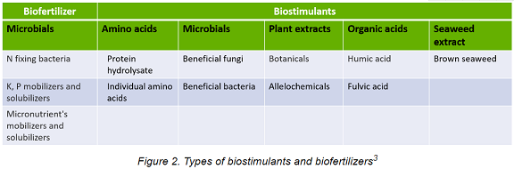 Increasing global market demands of biostimulants